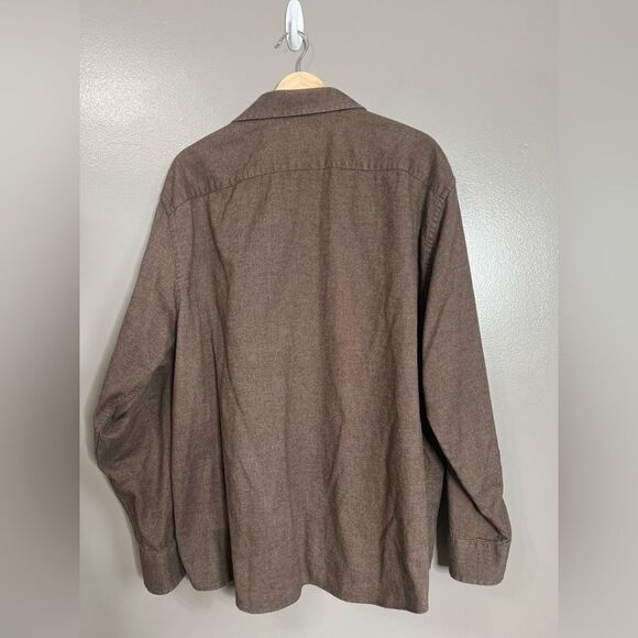 Untuckit brown button down cotton shirt size XXXL casual gorpcorp work shirt - Picture 8 of 8